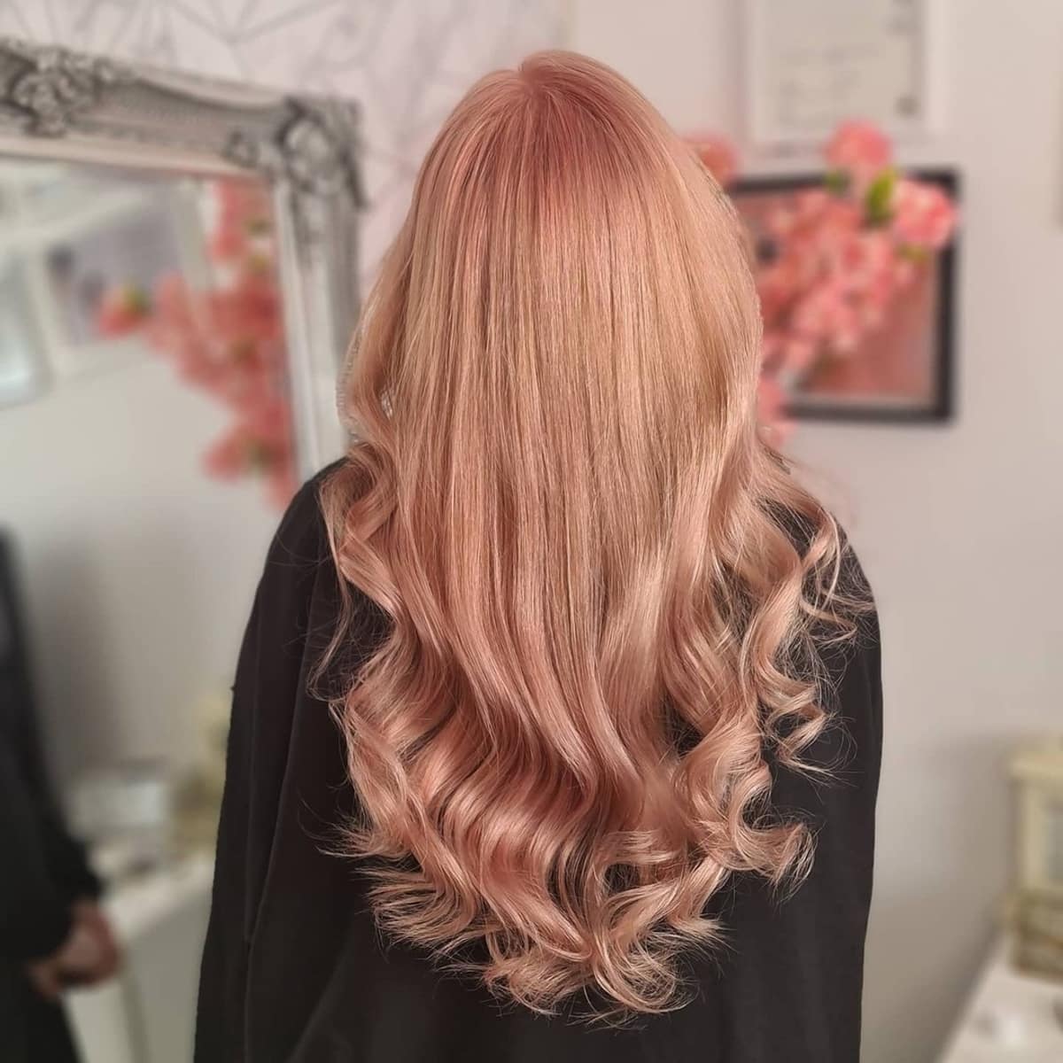 Pfirsicher rosa Ton