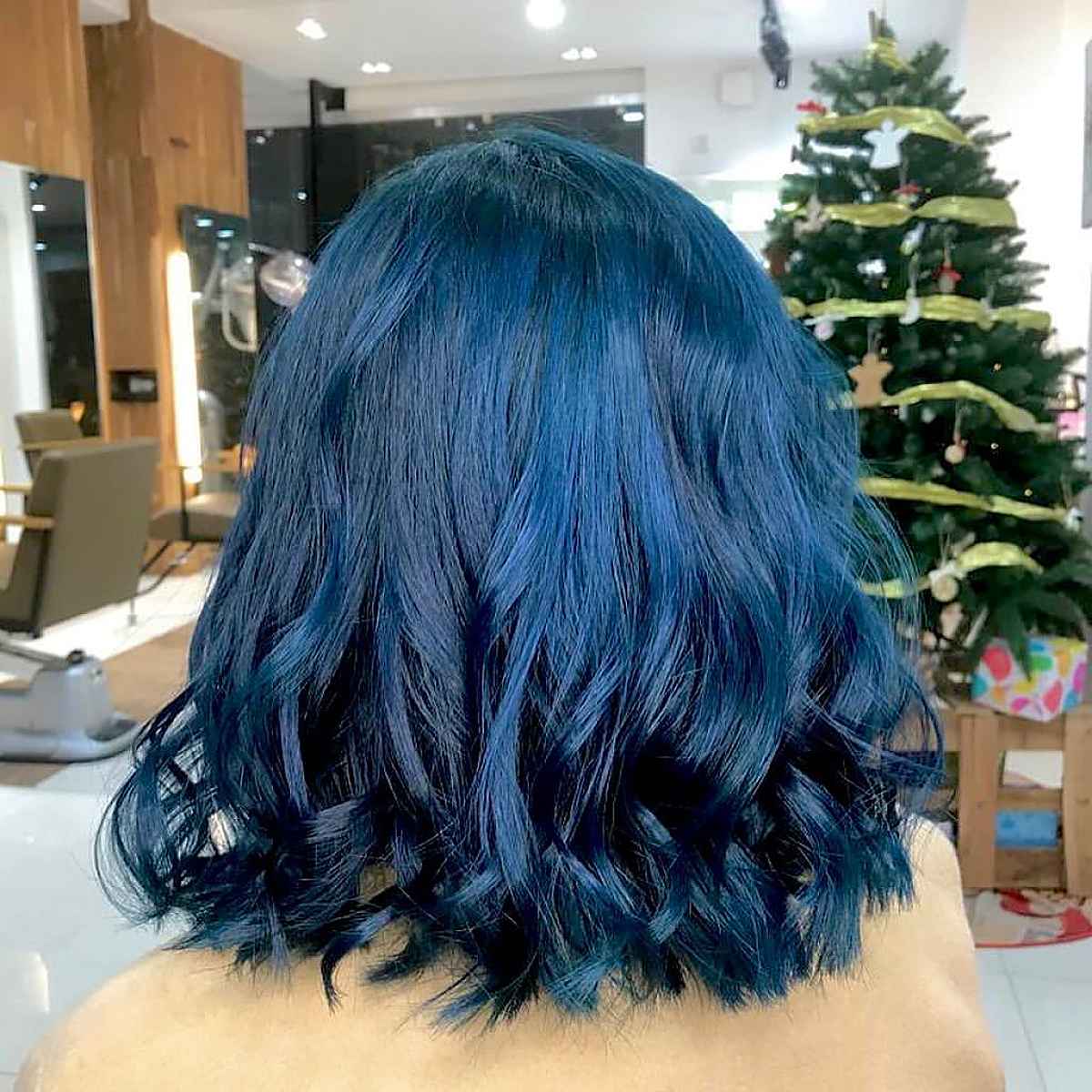 Moonlight blue hair color