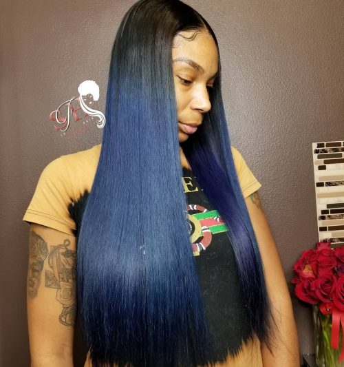 Midnight blue tissue