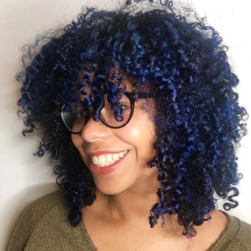 Curly hair