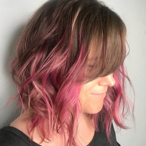 Stylish Mokka Brown to Pink Ombré