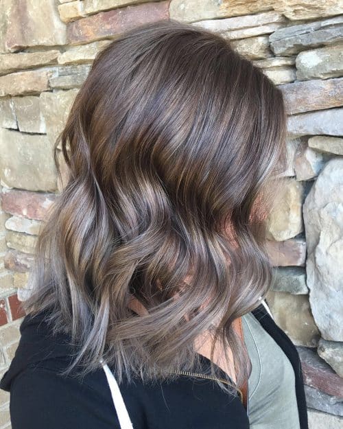 Chestnut brown to Silver Ombré praised