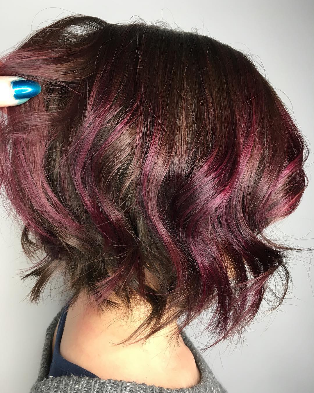 Very nice ways to curl the Bob Pop hair designs