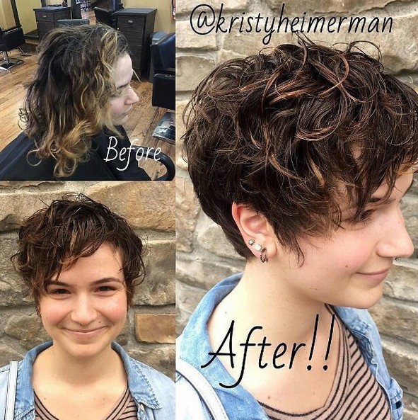 Hair styles with explosions