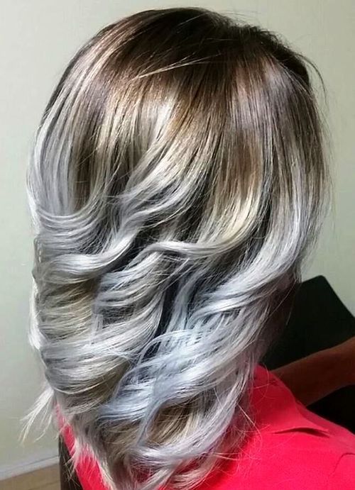 20 idea to have a distinctive fragment and white for hair