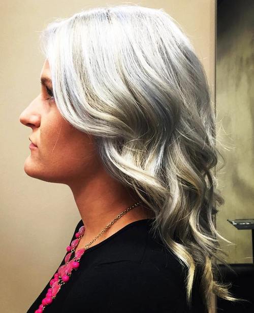 20 idea to have a distinctive fragment and white for hair