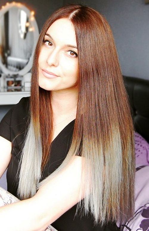 20 idea to have a distinctive fragment and white for hair