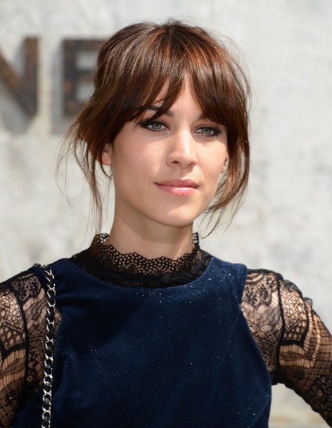 2014 Alexa Chung: Updo Hair Style