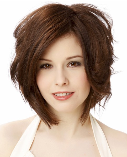 2014 curly hair stacked bob for women
