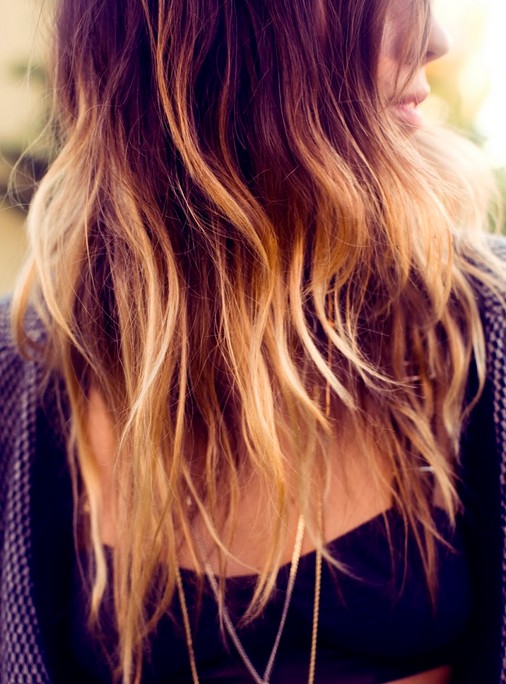 2014 ombre hair color for long hair