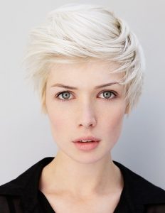 Short Hairstyles with Side Swept Bangs