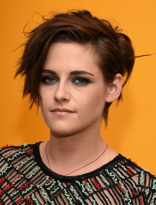 Kristen Stewart Short Haircut - Messy Short Hairstyles with Side Bangs