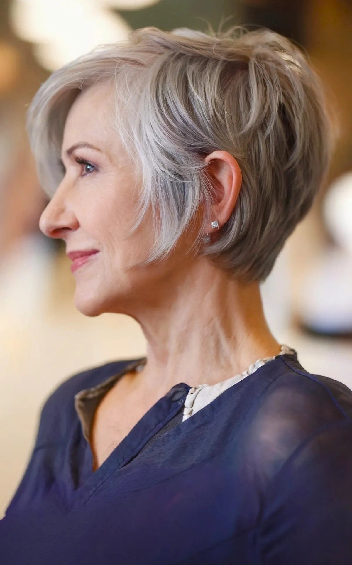 Pixie Bob Haircut with Square Graduation