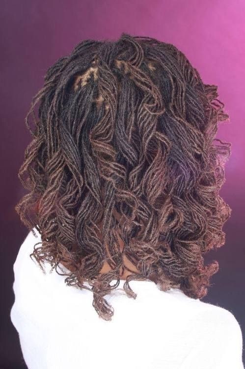 American African braids: a spiral spiral ball