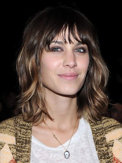 Alexa Chung Hair Story: Layer hairstyle