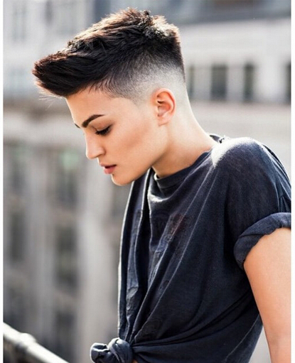 Great short haircut, cool