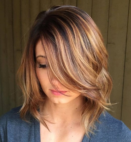 Corner layers of average length hair