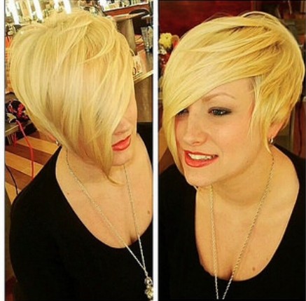 Short blond hair