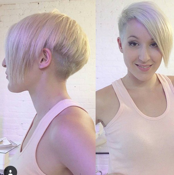 Non -symmetrical haircut