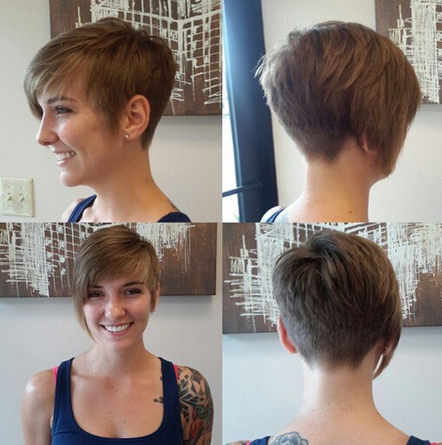 Smelter short hairstyle - hair styles with explosions