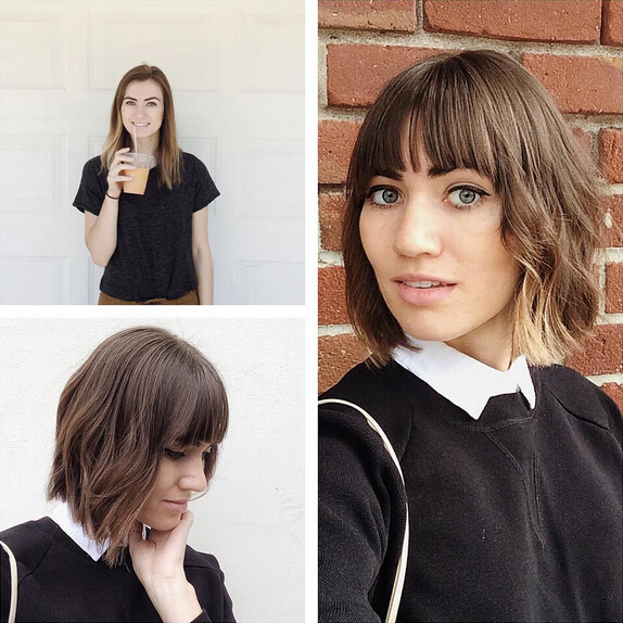 Bob Planet Balt with a margin - short wavy haircuts ideas