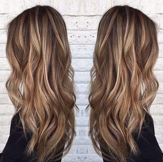 Balayage-Hair-Hair-With-Blonde-BROWN-TOLOR-DESIGNS 2017