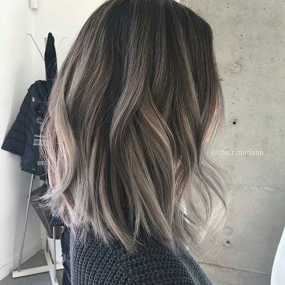 Balayage, LOB haircuts with thick hair - dense hairstyles for women and girl