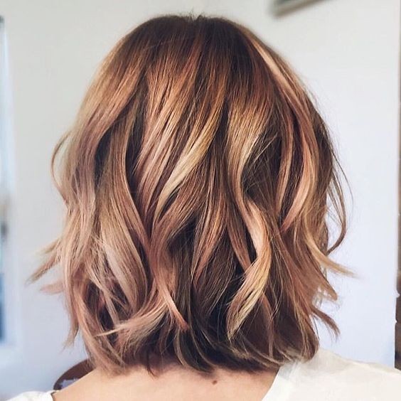 Medium hair cutting for thick hair - shoulder hairstyle designs