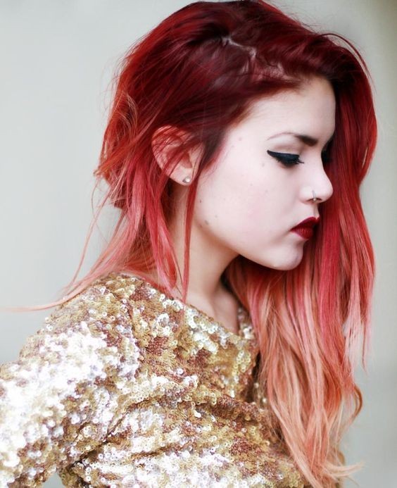 Balayage ombre hairstyle