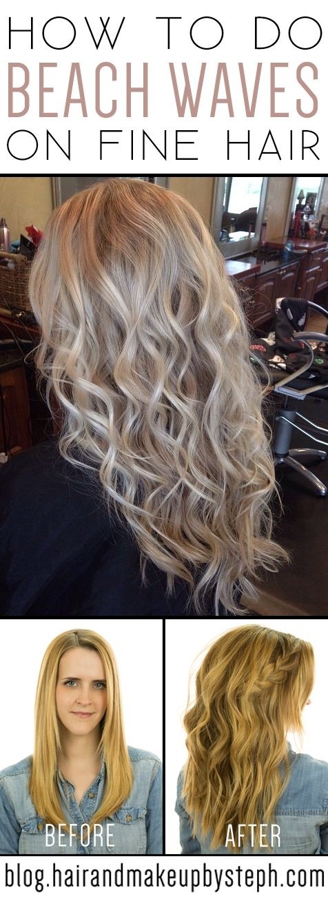 Beach beach hairstyles for fine hair