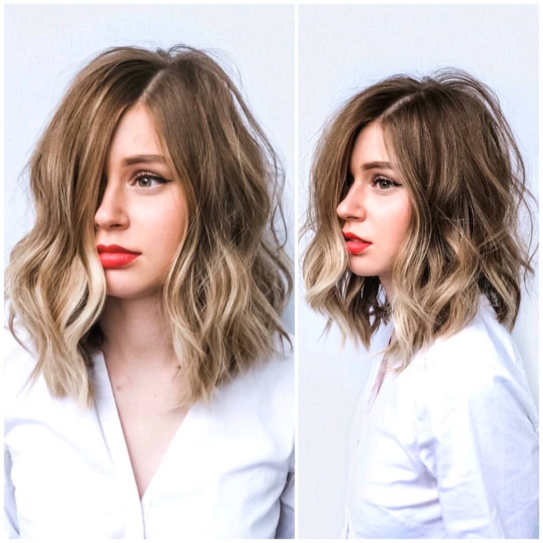 Beautiful daily shoulder haircuts for your lighting - medium hairstyle for women