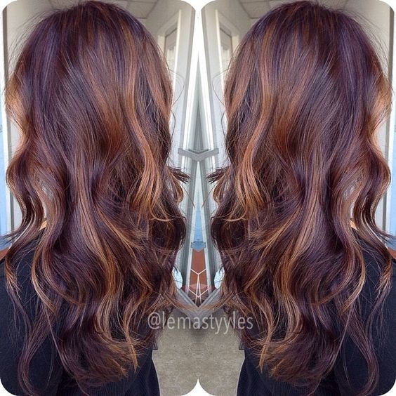 Beautiful Mahaguni hair color - hair fall colors