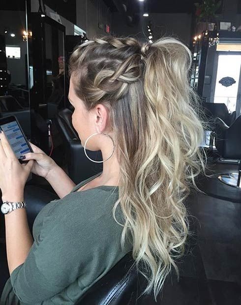 The best daily hair styles for women long hair - elegant ponytails