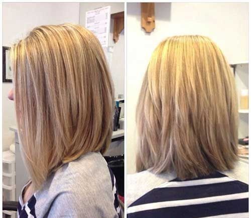 Best LOB Hell for Women - Balayage patterns with medium length hair