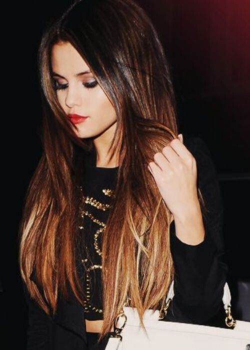 Black hair with blonde, the most important hair color ideas