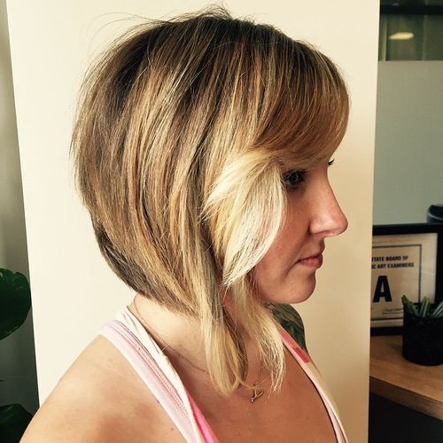 Bob black and blonde