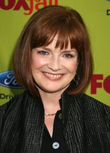 Blair Brown Short Bob Haircuts with Blunt Bangs