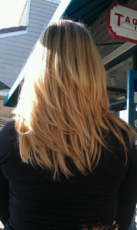 Ashkar hair with layers - elegant medium hairstyles
