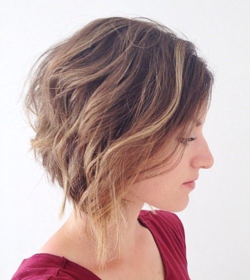 Blonde waves inverted