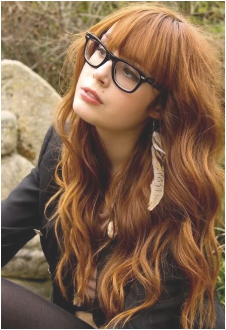 Blonde Long Wavy Hairstyles with Bangs: Cute Haircuts