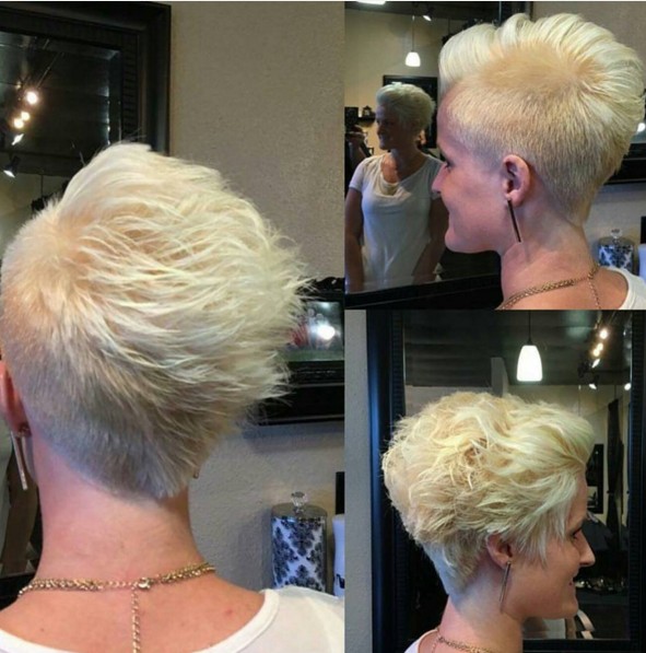 Elegant blonde haircuts - short hairstyle ideas for women more than 30, 40, 50