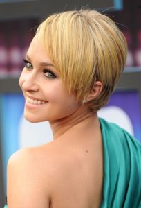 Blonde Pixie Haircut: Hayden Panettiere Hair
