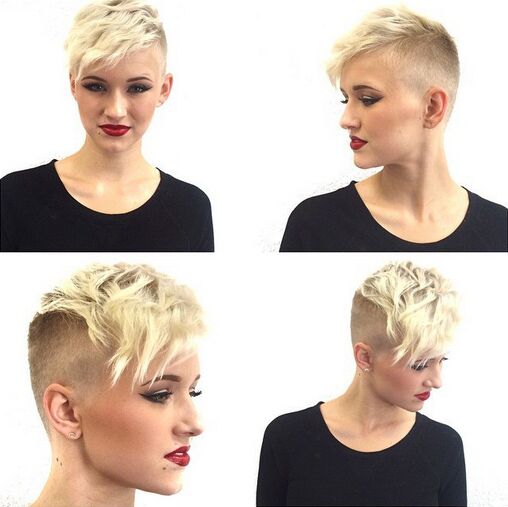 Blonde Pixie Haircut