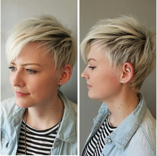 Blonde short haircuts: Women's hairstyle ideas