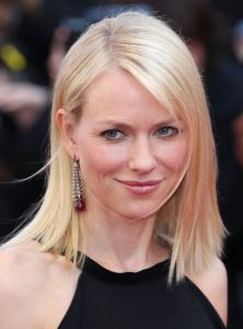 Naomi Watts Blunt Straight Hairstyle