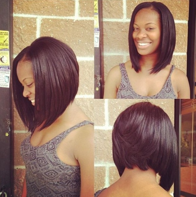 Bob hair cut for black women