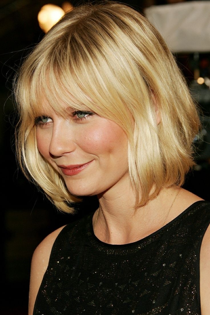 Pob hairstyles for women more than 40: Short thin hair