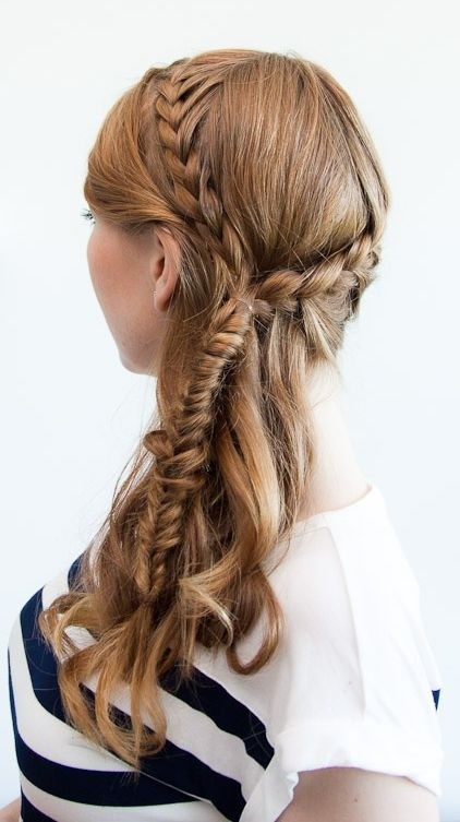 Bohemian hairstyle in spring and summer