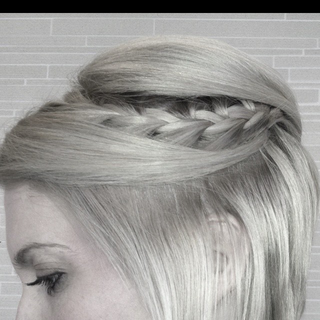 A braid for short hair