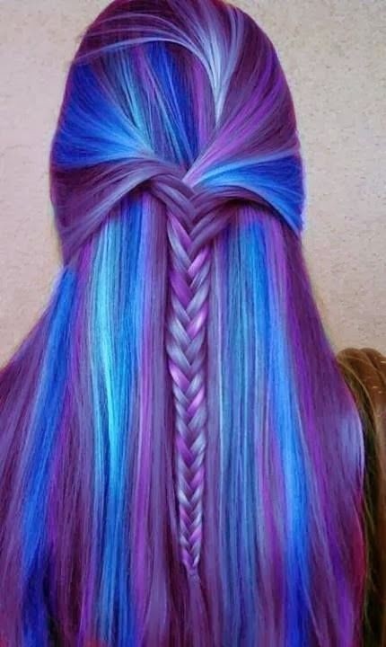 The hairstyle for the long straight hair